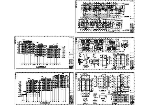 某农转非安置房工程建筑施工CAD图-图一