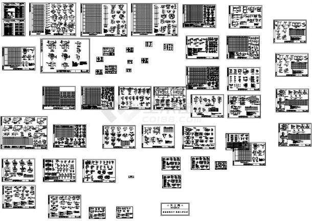 广东省院结构各种节点详图CAD图纸-图一