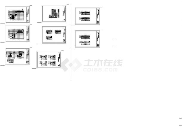 郑州某地移动通讯枢纽楼全套建筑施工设计cad方案图纸-图二