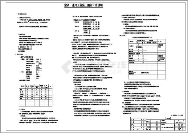 [浙江]综合性建筑空调及通风排烟系统设计施工图（设计说明）-图二