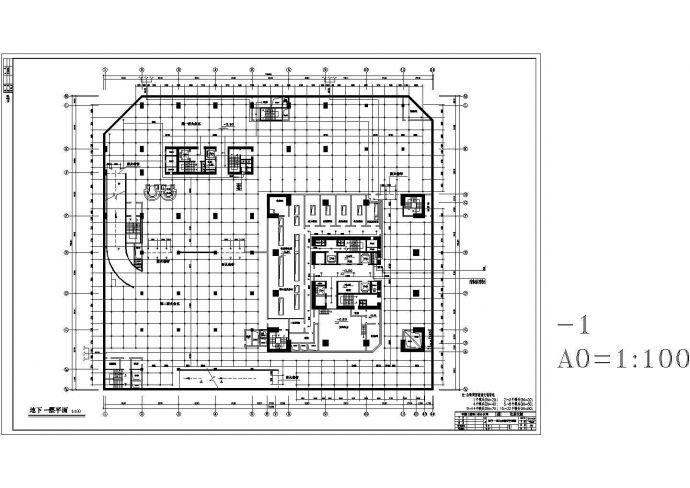 某地江苏大厦办公楼全套建筑施工设计cad图（含设计说明）_图1