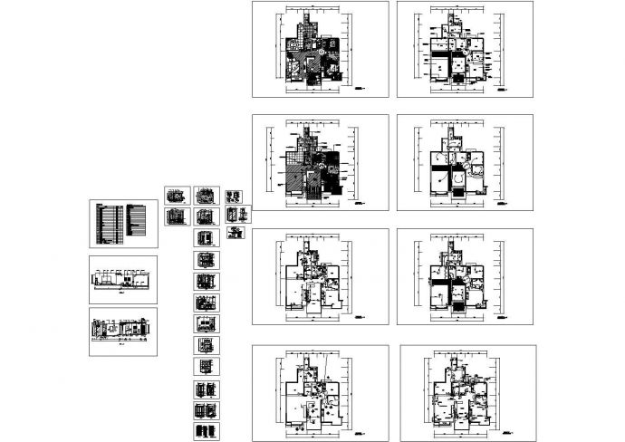 某城市经典的住宅施工建筑设计cad图纸_图1