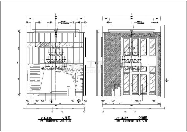 某北京亦庄售楼处竣工图CAD大样构造节点设计图纸-图一