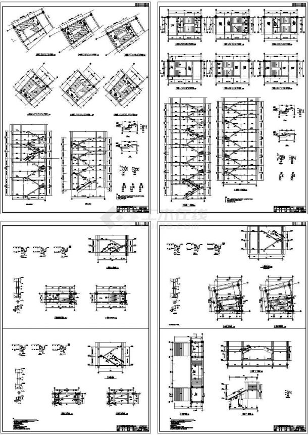 某生态休闲园工程结构图纸dwg-图二