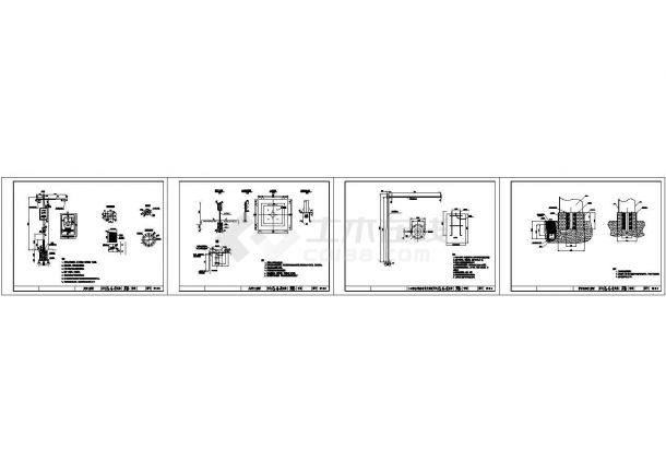 城市道路监控照明系统设计套图（8张） cad施工图设计-图一