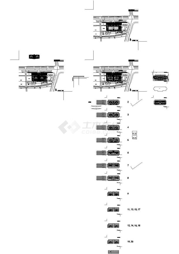 杭州市某地天际大厦建筑全套方案设计cad图纸（含效果图）-图二