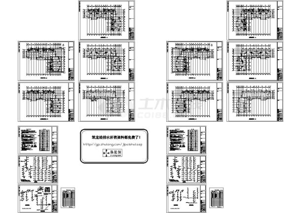 某服装厂房给排水系统 施工图Cad设计图（绘图细致）-图二