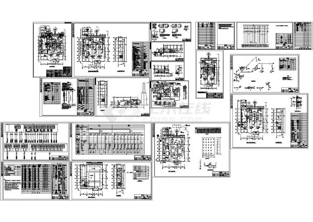 某药厂锅炉房设计cad全套建筑施工图（含设计说明，含电气设计，含管线设计）-图一