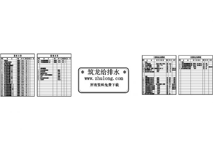广东某现代农业科技园农产品加工配送区给排水施工CAD图_图1