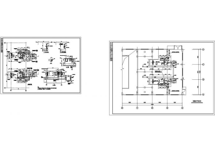工业厂房球磨机基础节点构造详图_图1