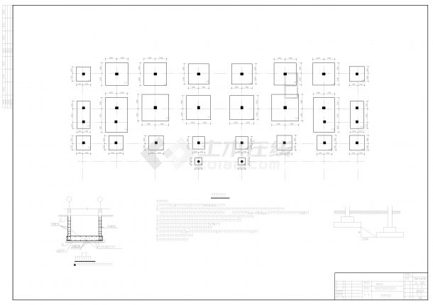 6层就业和社会保障中心建筑结构水设计施工图-图二