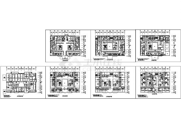 [广东]小高层医院医疗建筑中央空调系统设计施工图(CAD，6张图纸)-图一