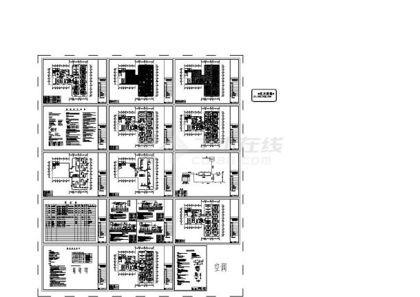 [广东]医院洁净手术室安装工程设计方案图(CAD，15张图纸)-图一