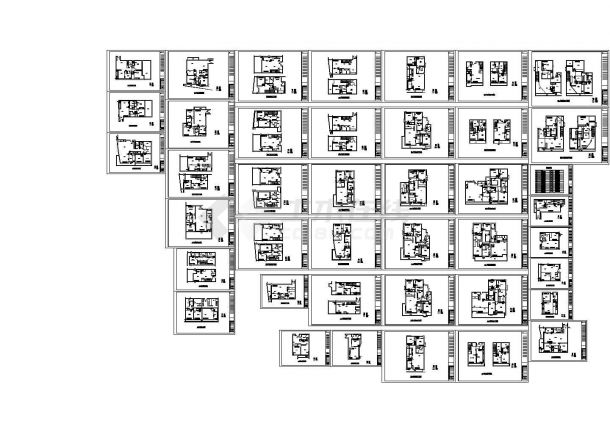 经典_住宅家用中央空调系统设计cad平面施工图（甲级院设计，40张图）-图一