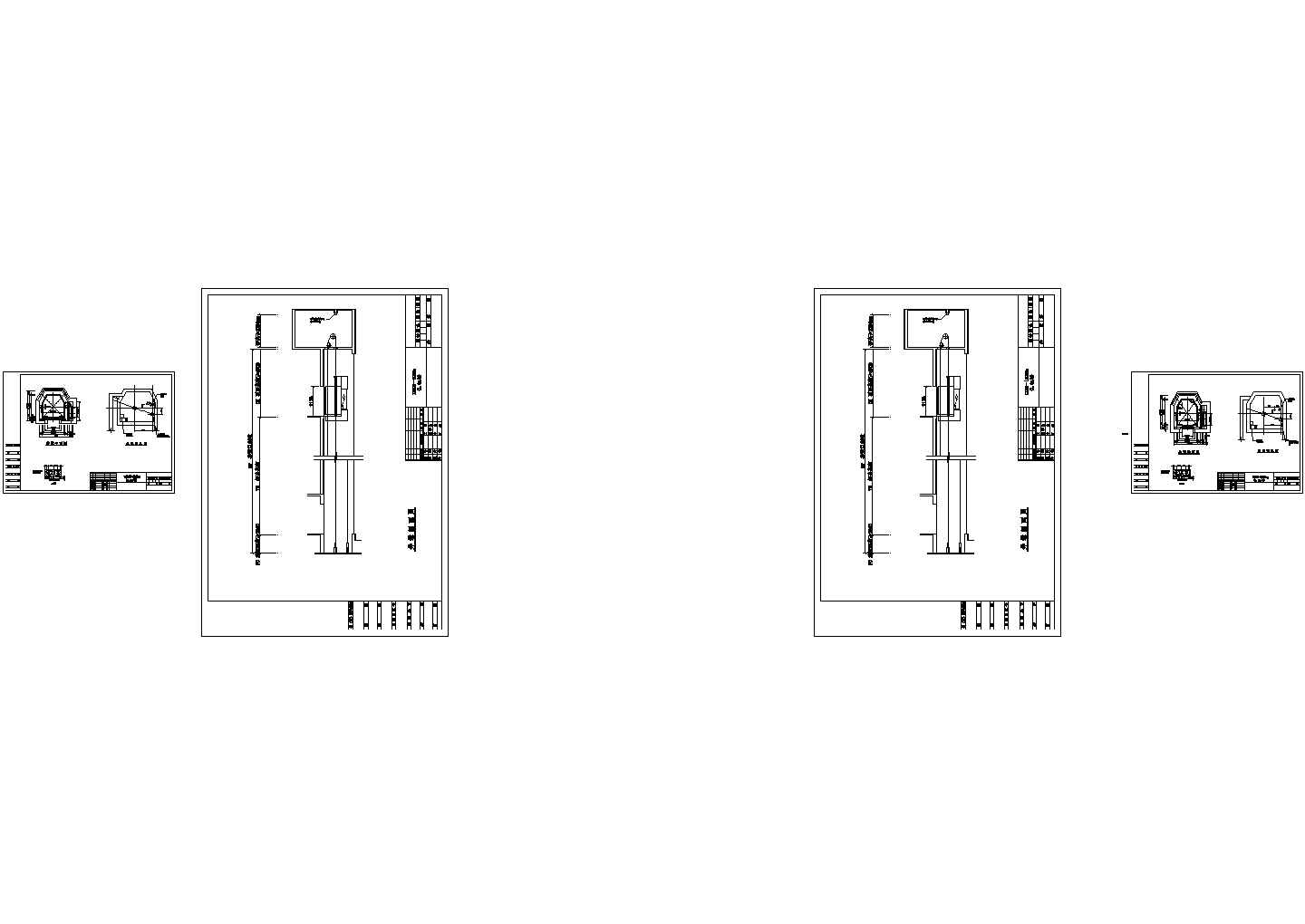 上海三菱电梯标准设计施工图