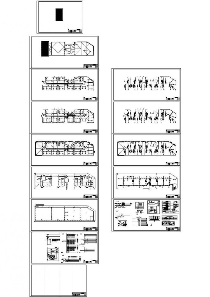 2019多层公共建筑电气施工图（cad，14张图纸）_图1