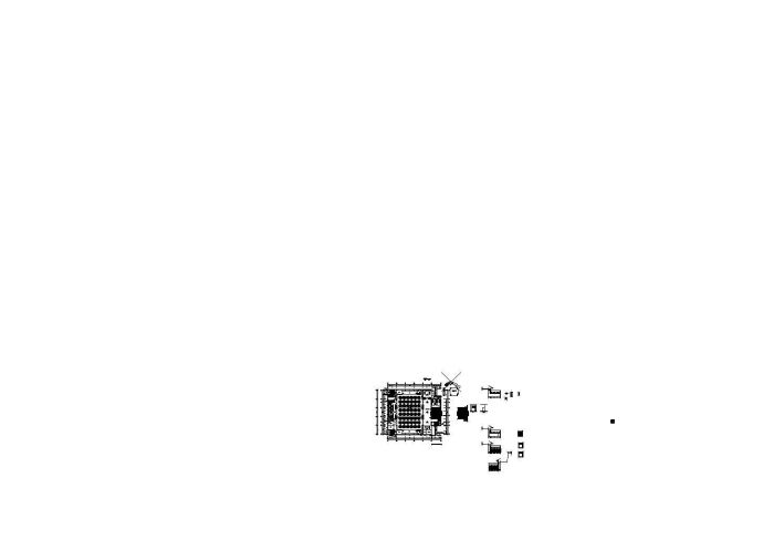 [江苏]某酒店三层电梯厅装修图_图1