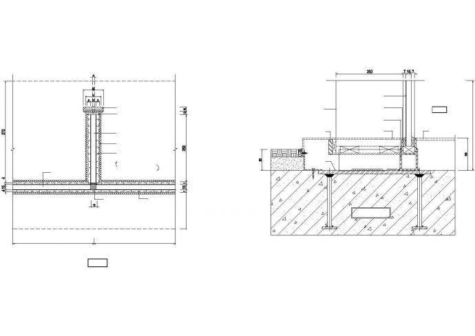 点式幕墙钢节点全玻节点CAD施工图设计_图1