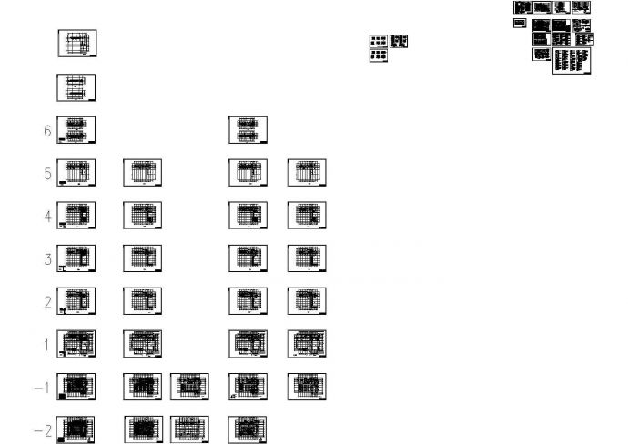 北京六层实验中学教学楼电气施工cad图(含照明设计)_图1