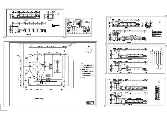 某六层教学楼电气施工cad图(含弱电设计)_图1