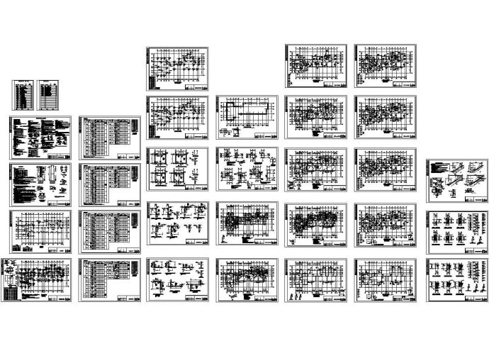 某小高层纯剪住宅全套结构CAD图纸设计_图1