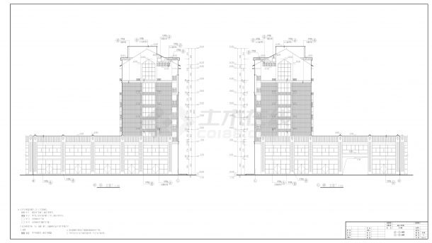 永盛.西洋城8+1层B1多层住宅建筑结构设计施工图-图二