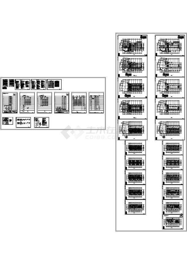 某十四层高层酒店典型给排水设计cad全套施工图（含设计说明）-图一