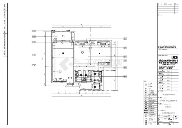 青浦新城63A-03A地块_普通商品房项目-A1(75)样板房平面布置CAD图-图二