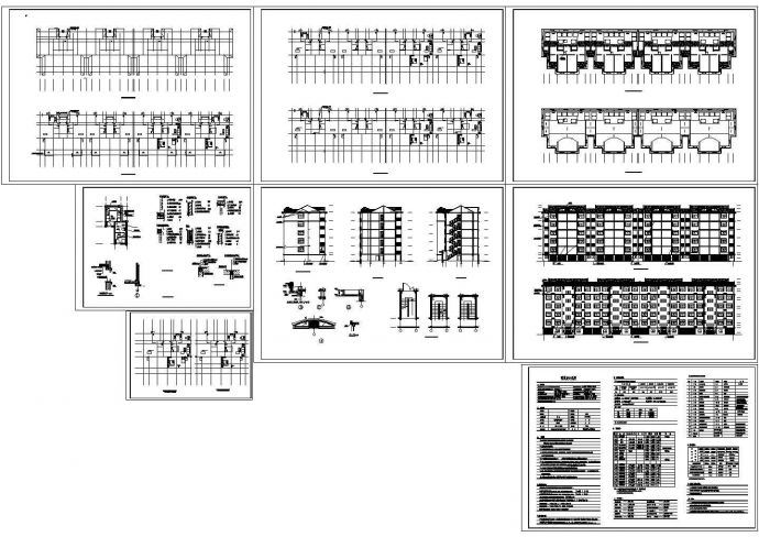 某小高层框架结构住宅楼建筑设计cad全套施工图（含设计说明）_图1