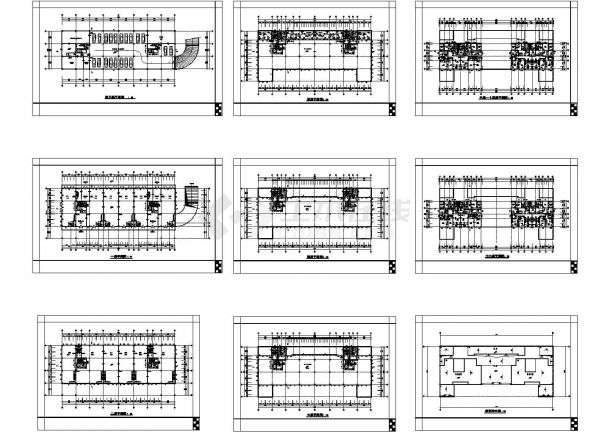 16层名士高档商住楼建筑设计CAD施工图（含屋面排水图）-图一