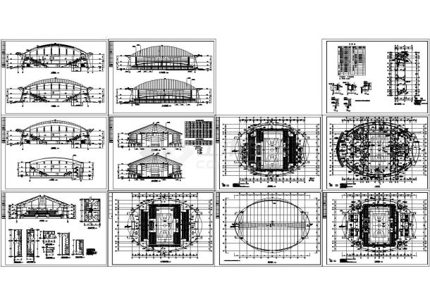 南京某小型住宅别墅建筑设计CAD图-图一