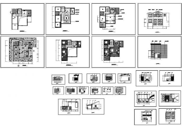 三层别墅简约装修设计方案图_图1