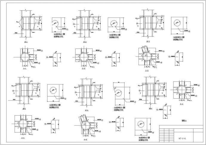某钢结构展厅整套建筑结构设计cad施工图_图1