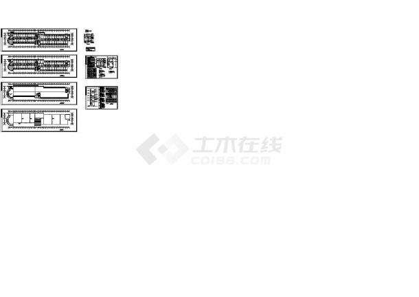 南京学生公寓强电图及系统设计施工cad图纸，共七张-图一
