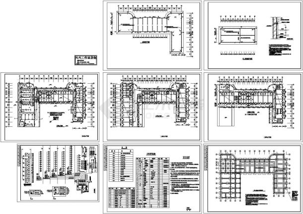 杭州学生公寓住宅楼配电系统设计施工cad图纸，共八张-图一