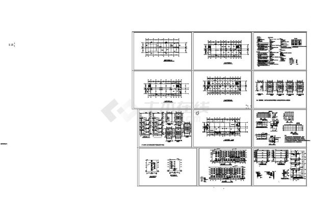 办公楼设计_某四层框架结构办公楼设计cad全套建筑施工图纸（含设计说明）-图一