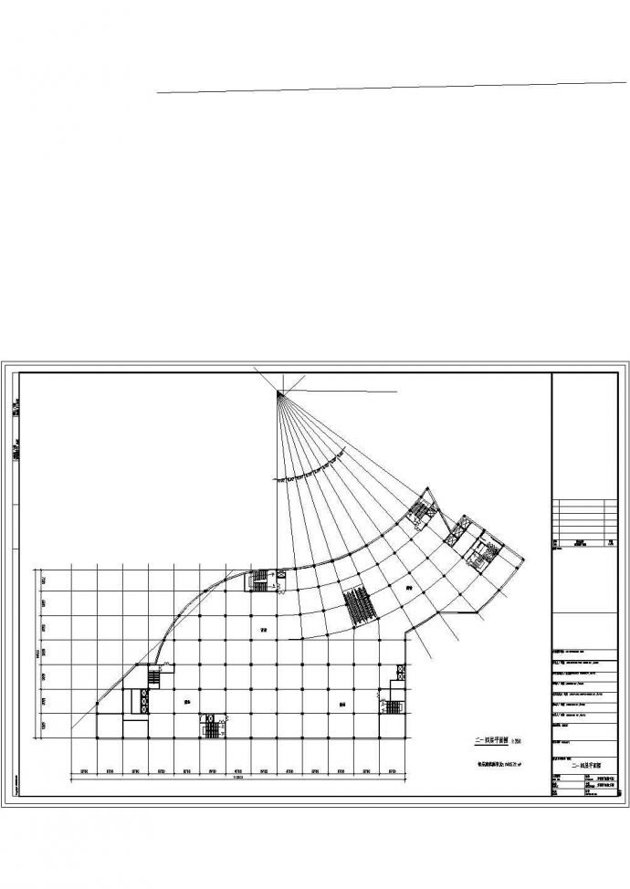 19217.16平米2～4层欧美亚商场综合楼平面方案草图【含CAD坐标定位及总平面图 2至4层平面图 JPG立面效果】_图1