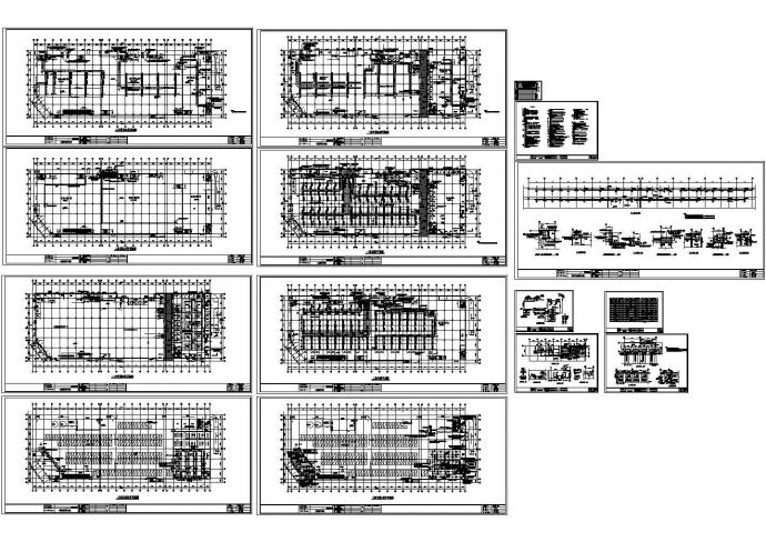 某购物中心商场大楼空调设计cad全套施工图（含设计说明）_图1