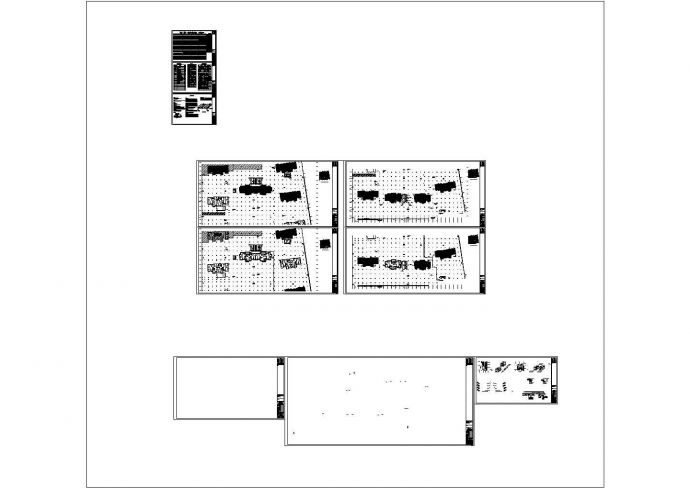 某小区高层框架结构地下车库给排水消防工程设计cad全套施工图（含设计说明）_图1