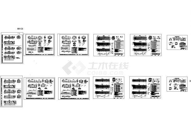 典型斜交20度国道空心板梁设计cad全套施工图纸（标注详细，12张图）-图二