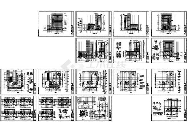 办公楼设计_黄岩区国土资源局办公楼设计图纸-图一