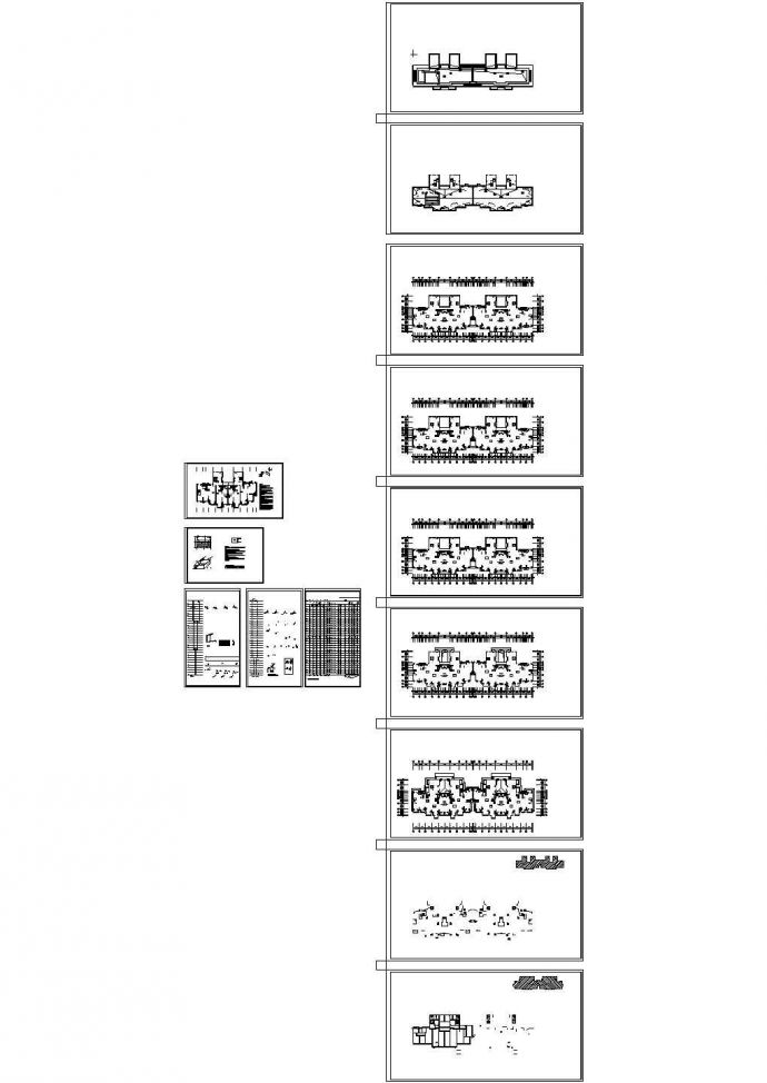 高层住宅给排水设计图纸（带消防水箱间、带下跃）_图1