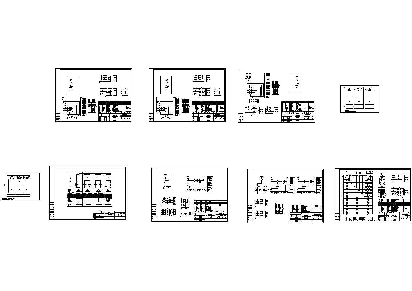 某配电工程GGD型低压配电柜设计cad全套电气施工图纸（甲级院设计）