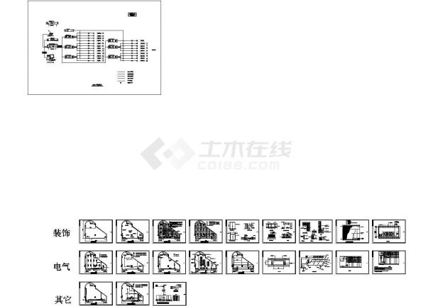 贵州人民医院智能化系统设计CAD图-图一