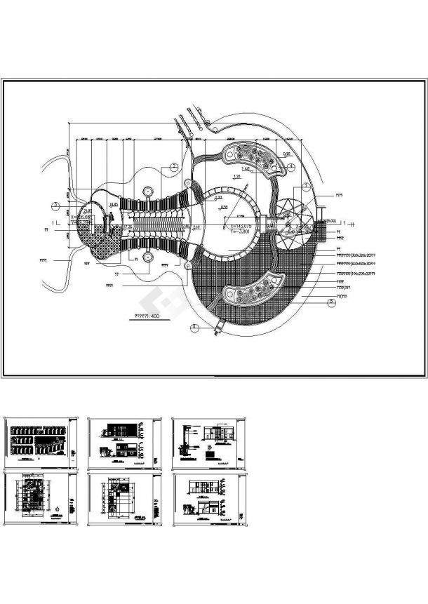 中国矿业大学建筑设计研究院平立剖图-图一