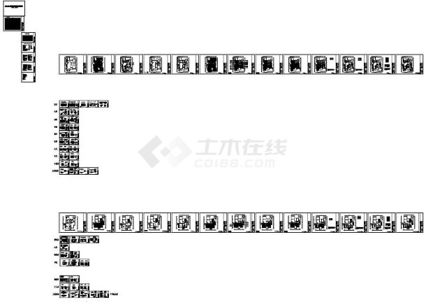 某地东南亚风格样板房全套施工设计cad图（含效果图）-图一