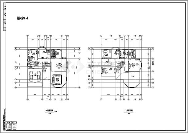 南京某小型别墅建筑设计CAD详图-图一
