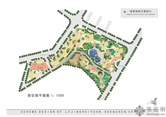 绿景海苑小区建筑方案设计文本_图1