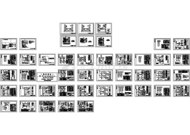 [设计图]常用电气控制设计cad图42张（ 全套CAD图集）-图一