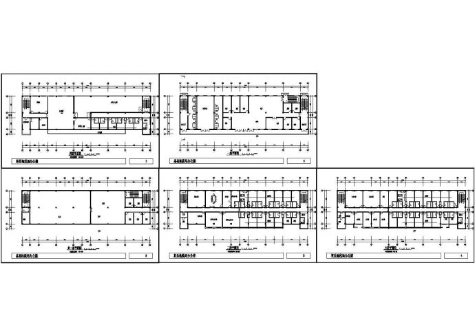 办公楼设计_某小型办公楼建筑设计CAD图纸_图1